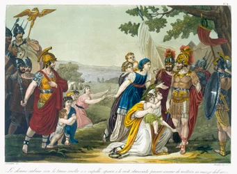Die Sabinerinnen, Illustration aus 